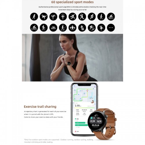 Mibro Lite 2 Dual-Core Main Chip 1.3" Amoled HD Display Bluetooth Calling Smartwatch With Dual Straps